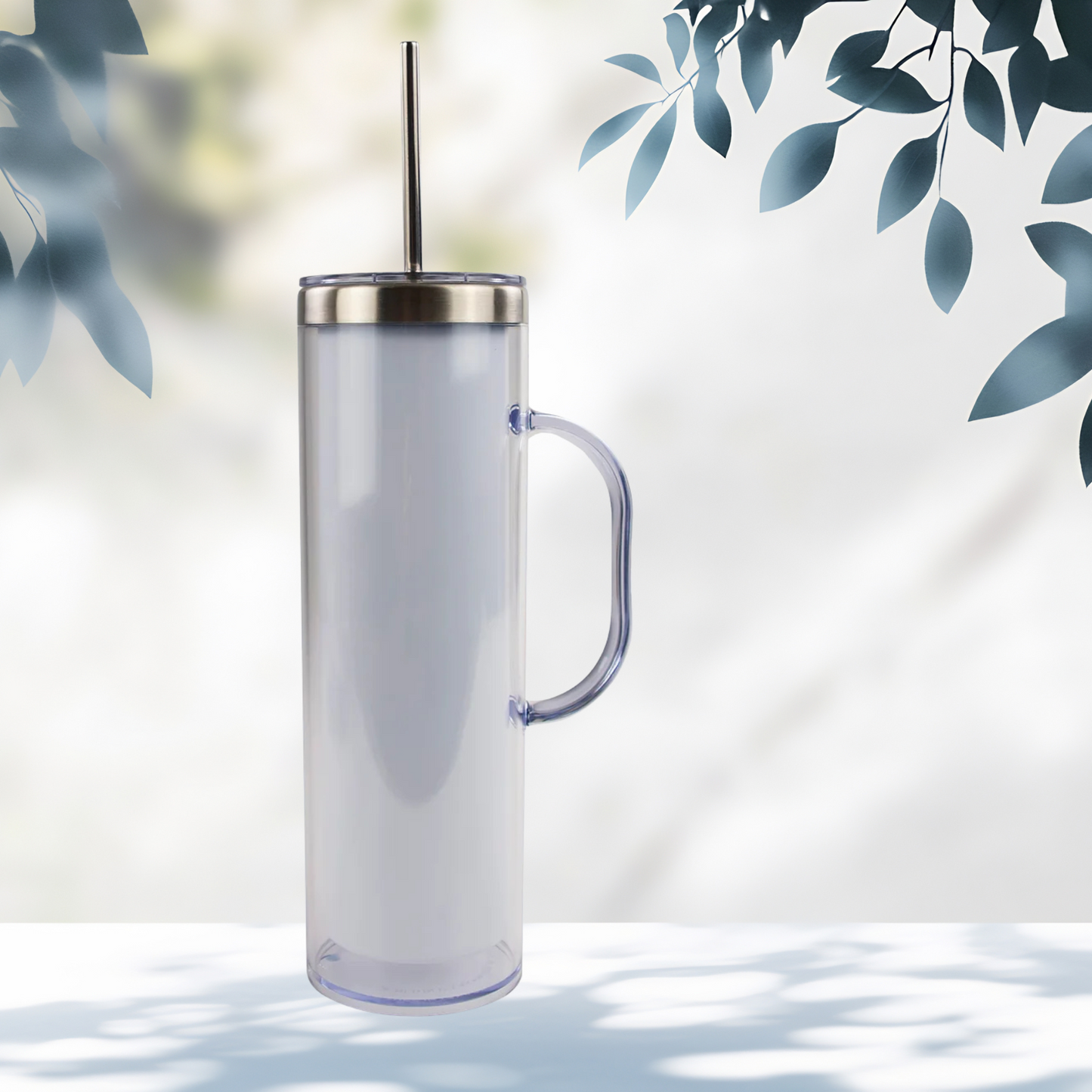 20oz Stainless steel/Acrylic Tumbler w/ Handle