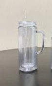 20oz Acrylic Snowgobe Tumbler with Handle