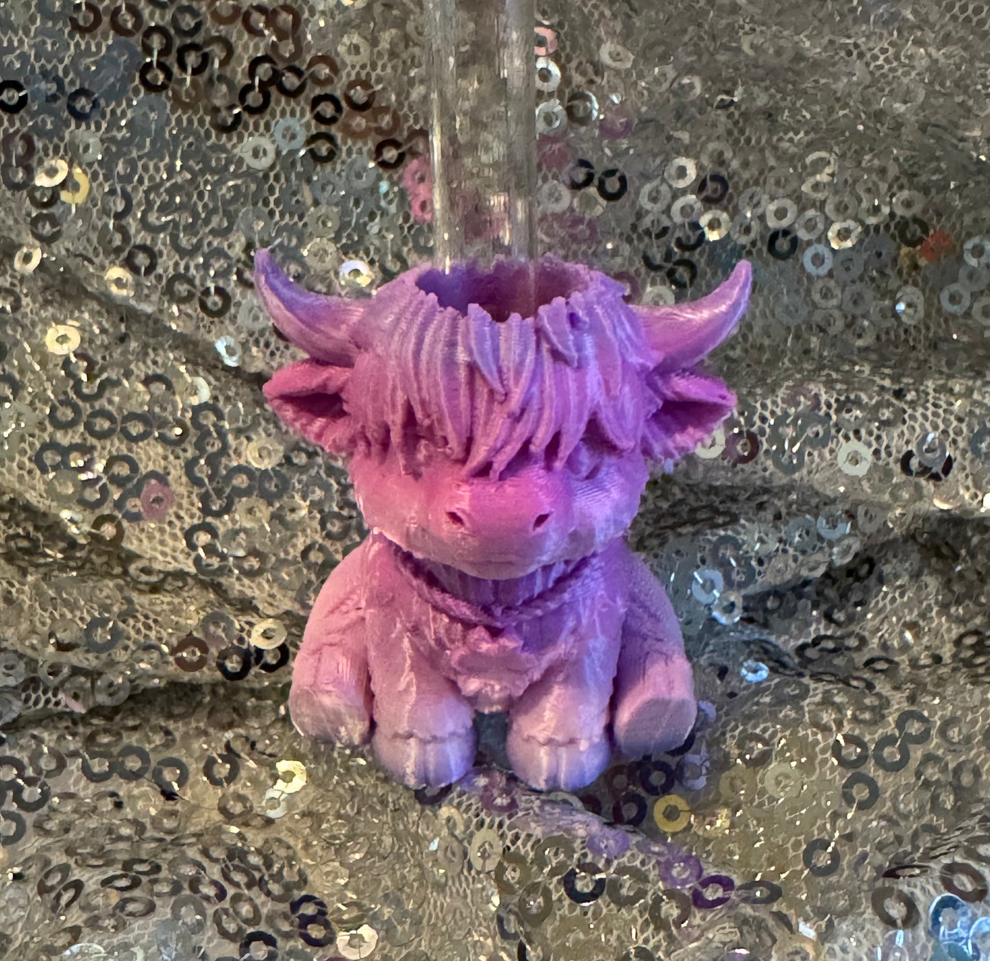 Pink Highland Cow