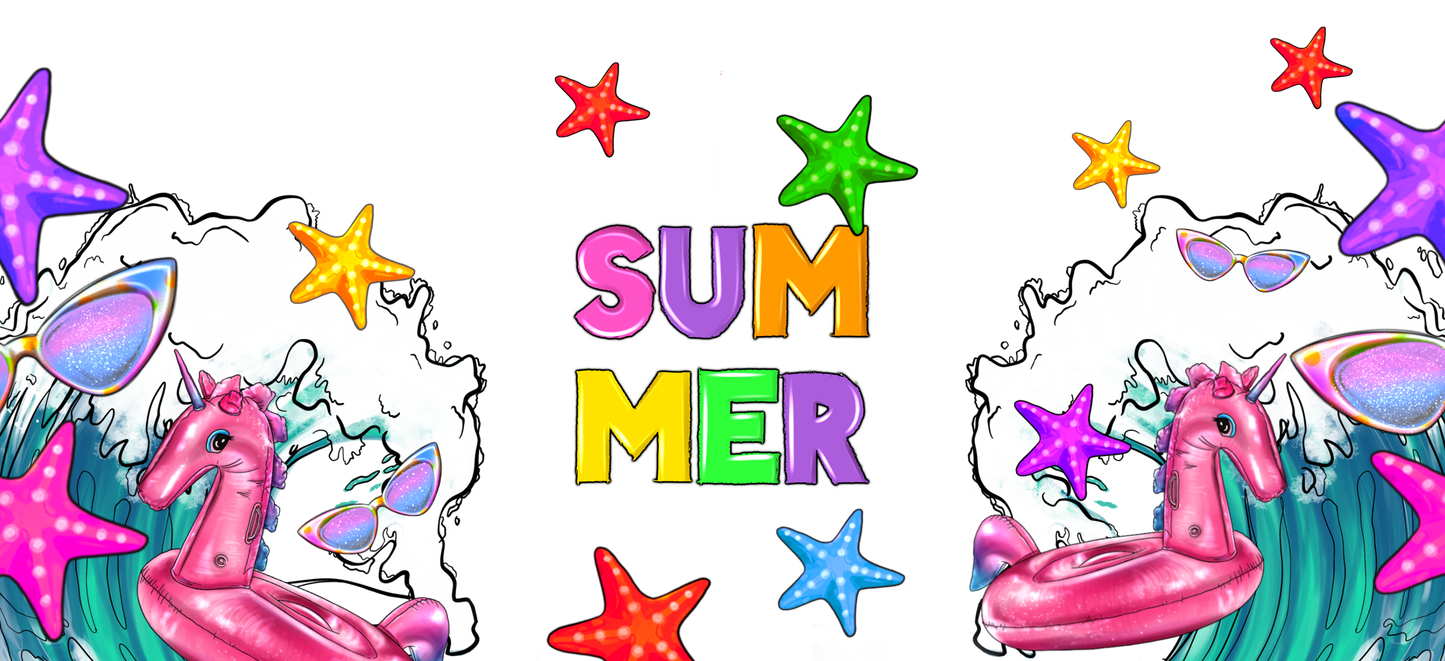 16oz Beach/Summer Sublimation Designs