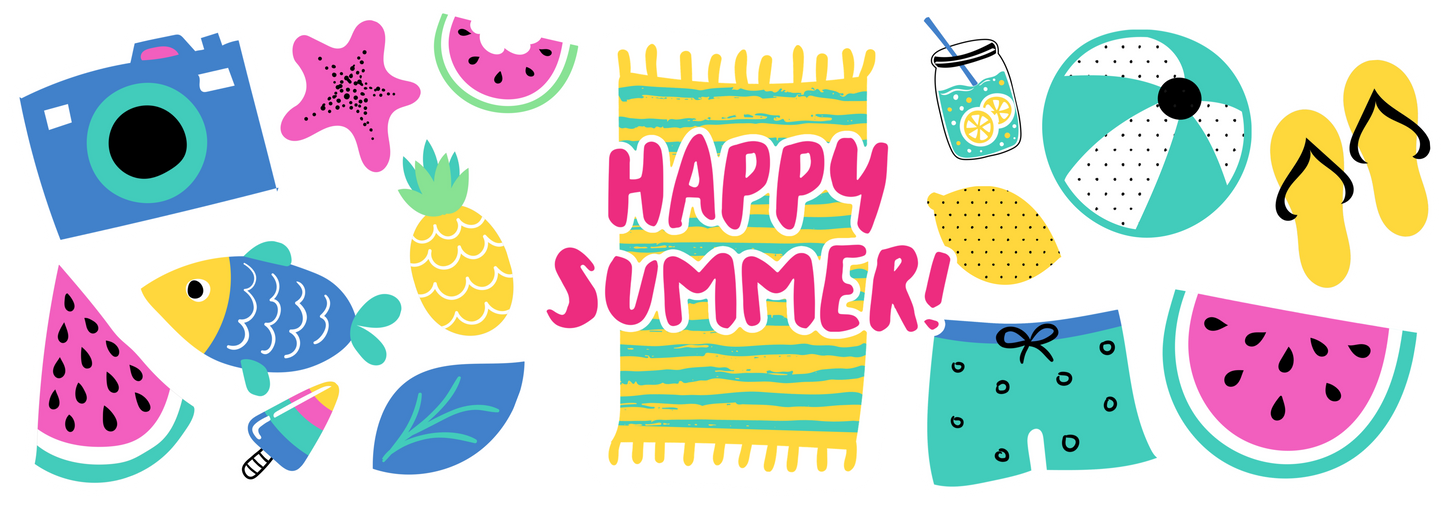 16oz Beach/Summer Sublimation Designs
