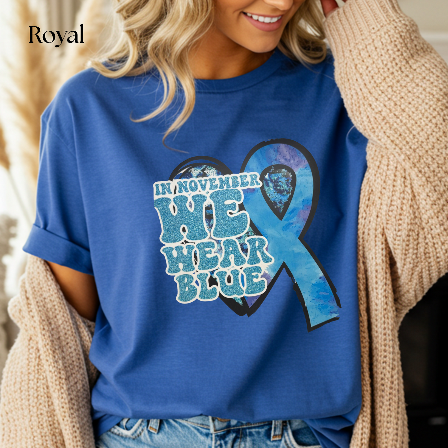 In November we wear blue (Diabetes awareness)