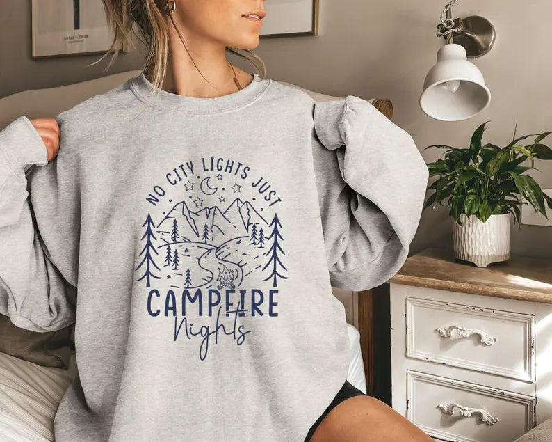 No city lights just campfire nights