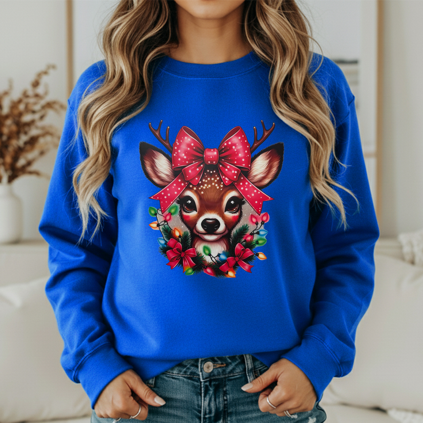 Reindeer Lights and a Bow