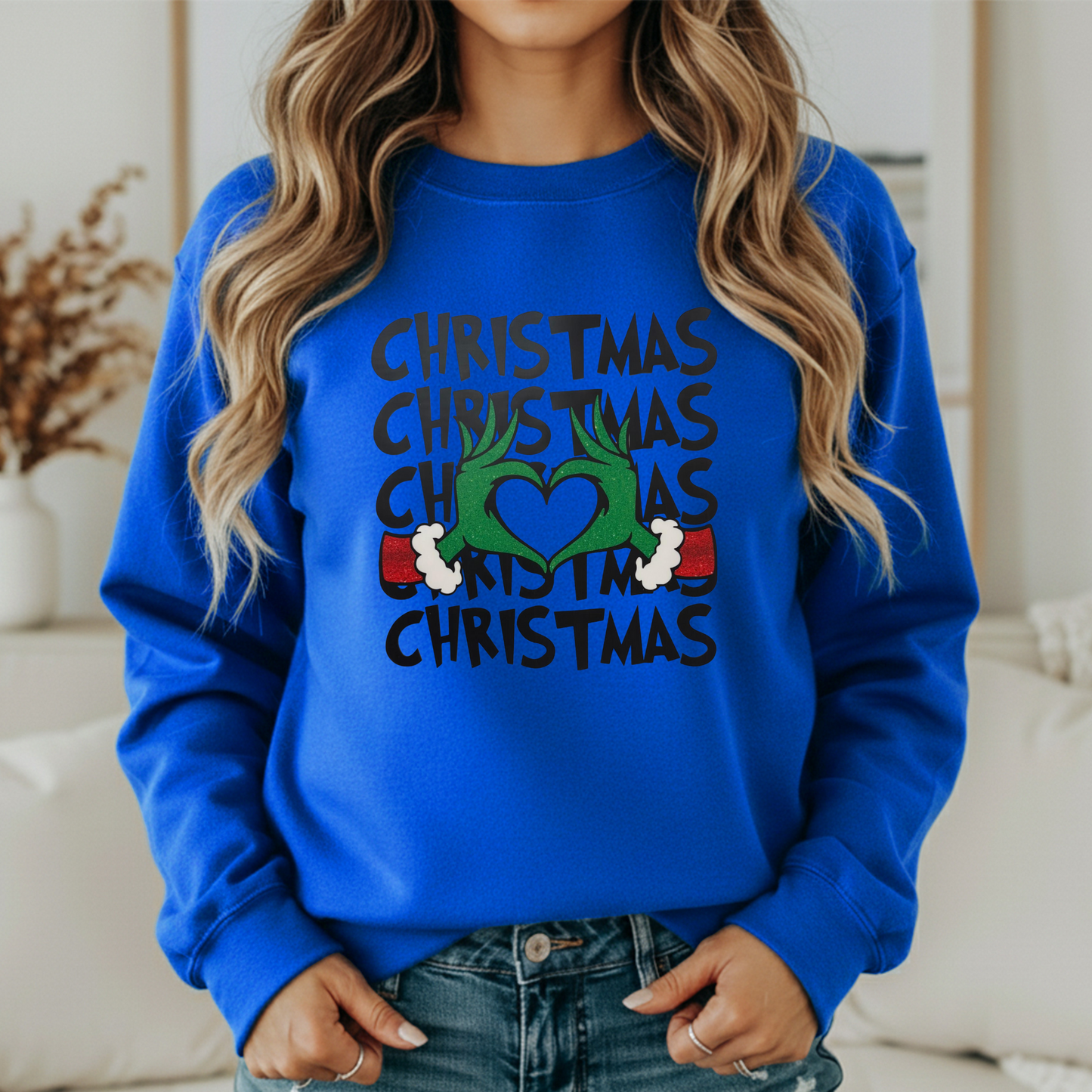 Christmas heart hands