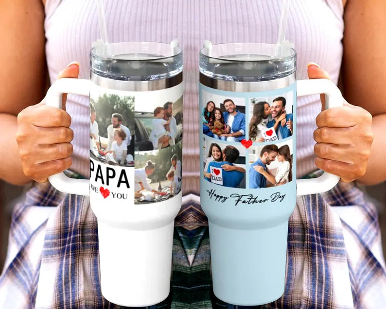 30oz Grippy Sublimation Tumbler Photo Cup