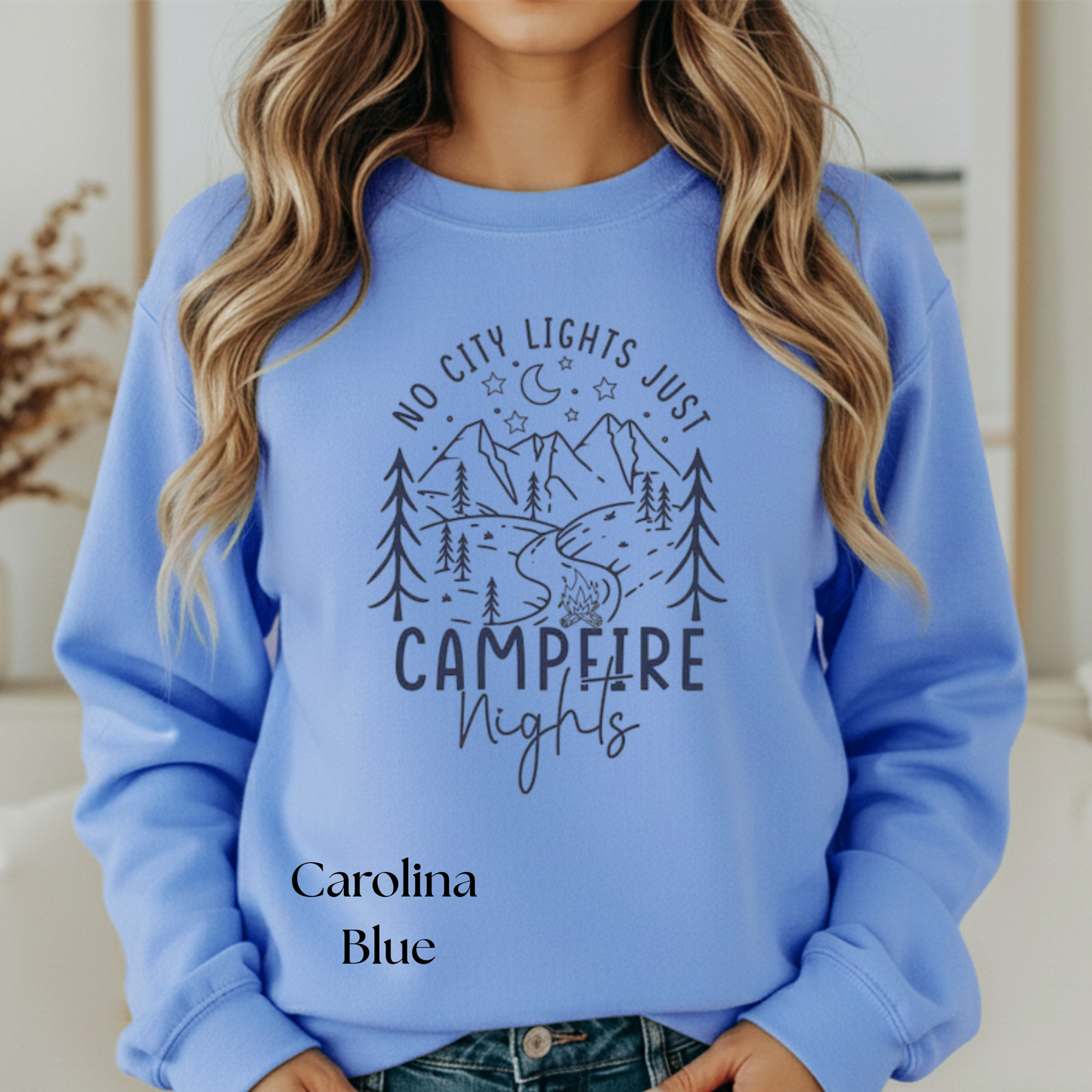 No city lights just campfire nights