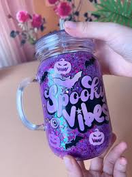 20oz Mason Jar Snowglobe Tumbler
