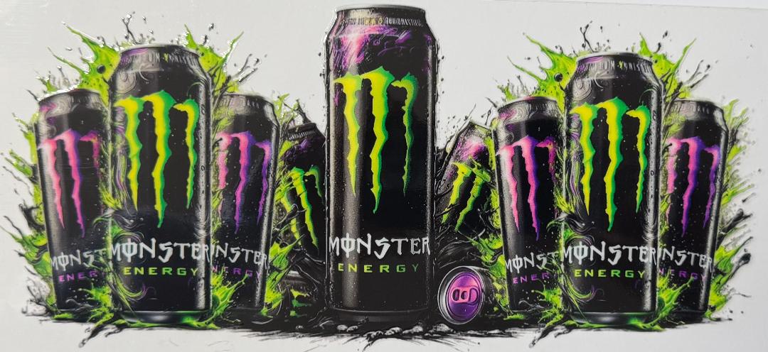 Monster Energy cans