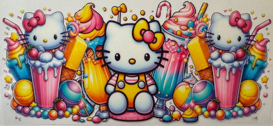 Hello Kitty ice cream shakes