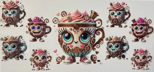Cute cappuccino cups