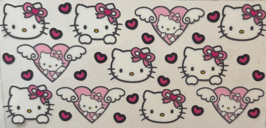 Hello Kitty Angel wing hearts