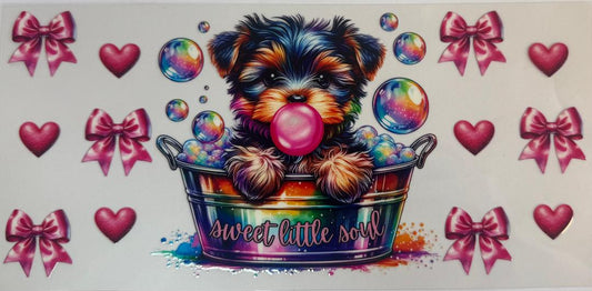 Holographic Yorkie Sweet little soul