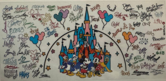 Mickey and friends disneyland signature blue