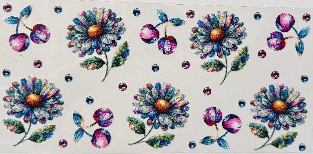 Sequins Flower and Cherries
