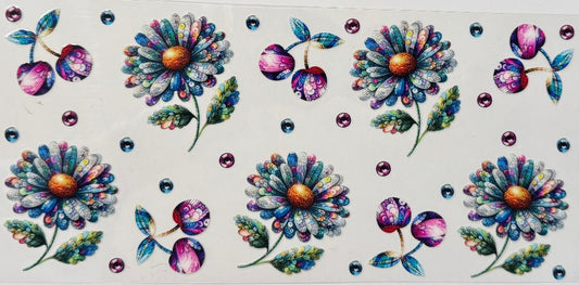 Sequins Flower and Cherries