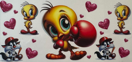 Boxing Tweety and Sylvester