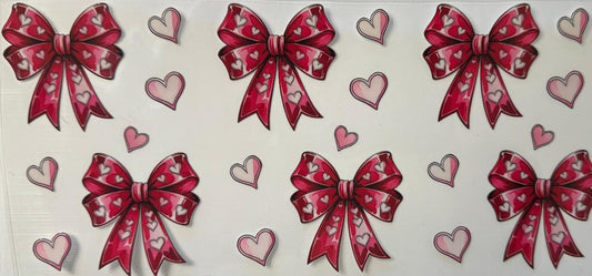 Pink heart bow 2