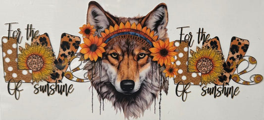 For the love of sunshine wolf