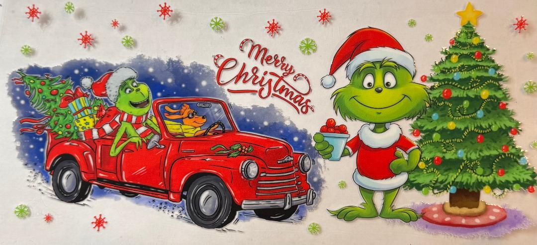 Grinch Red truck