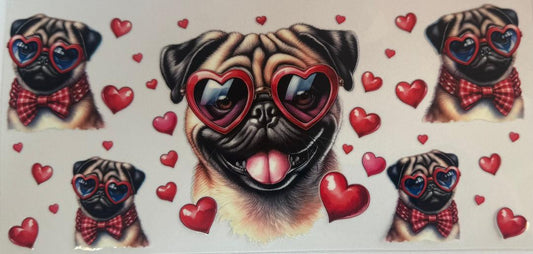 Pug Hearts