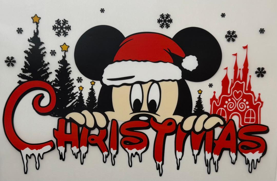 Christmas Mickey face