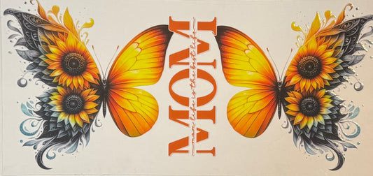 Mom life is the best life butterfly sunflower