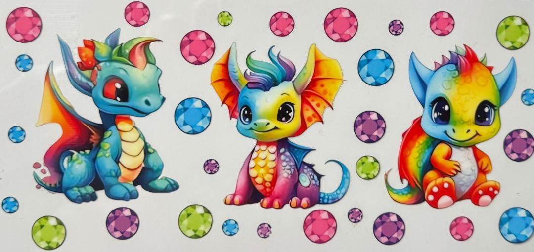 Colorful dragons