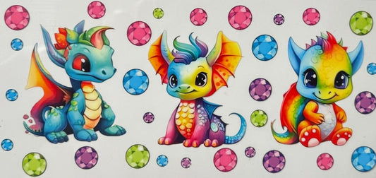 Colorful dragons