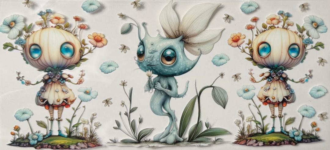 Whimsical flowers