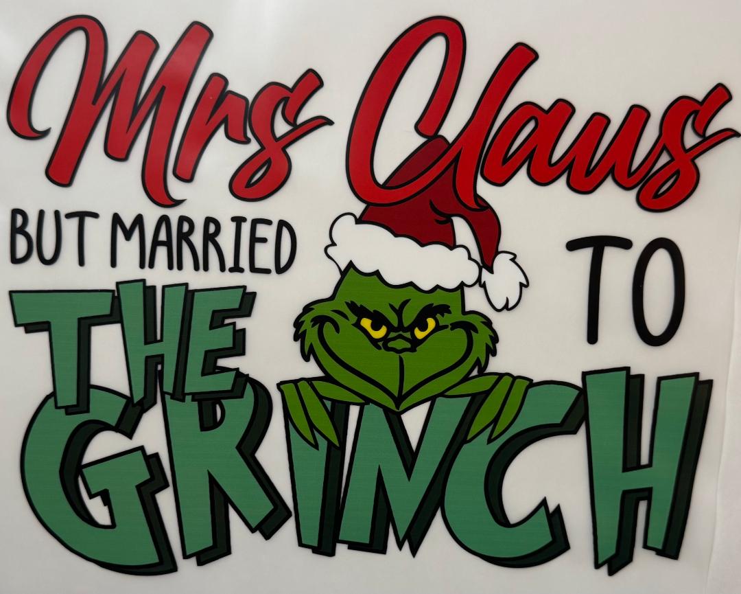 Mrs Clause married to the Grinch