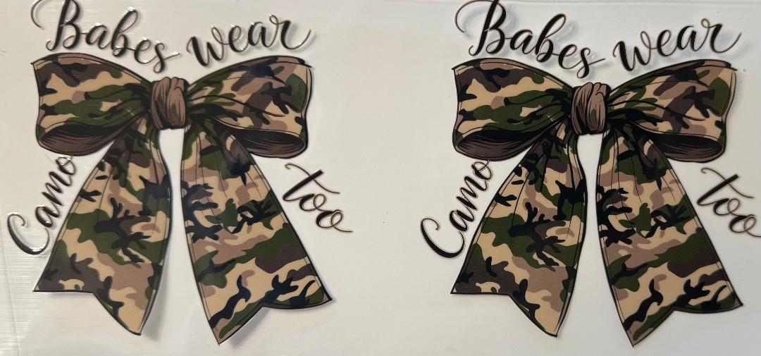 Babes wear camo too