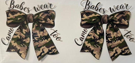 Babes wear camo too