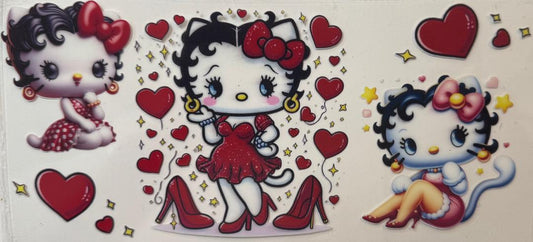 Hello Kitty dressed like Betty Boop