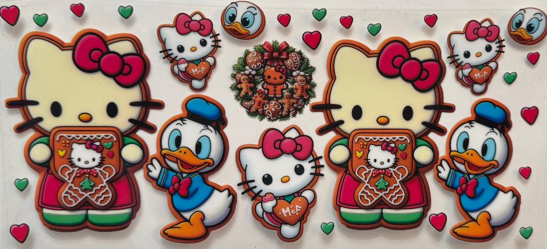 Hello Kitty Christmas w/ Donald Duck