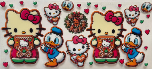 Hello Kitty Christmas w/ Donald Duck