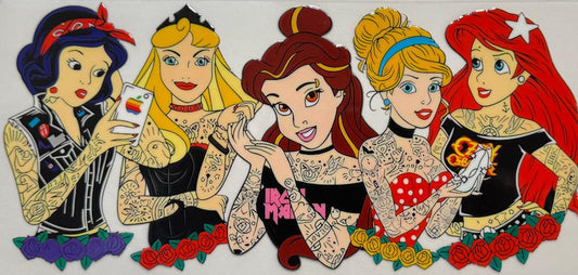 Princesses with tattoos