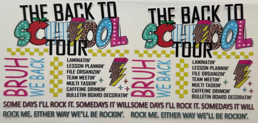 Back to School Tour