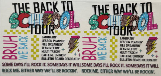 Back to School Tour