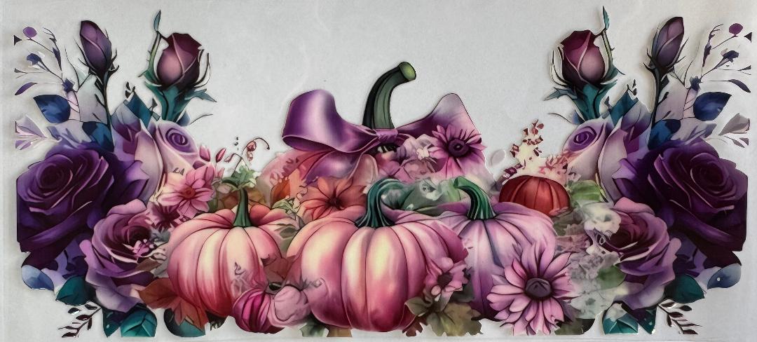 Fall Pumpkins and flowers