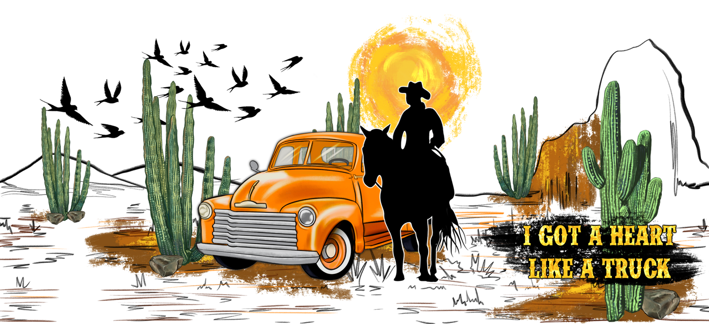 16oz Western/Rustic Sublimation Designs