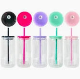 16oz Plastic Snowglobe Tumbler