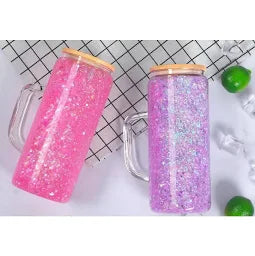 20oz Acrylic Snowgobe Tumbler with Handle