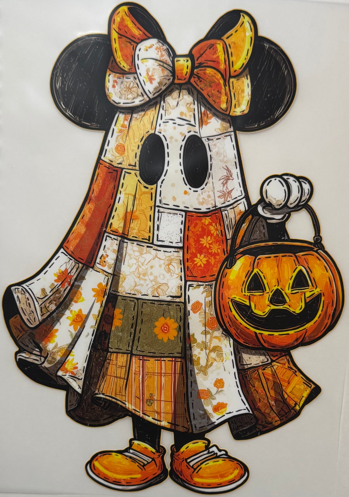 Patch work Minnie Ghost