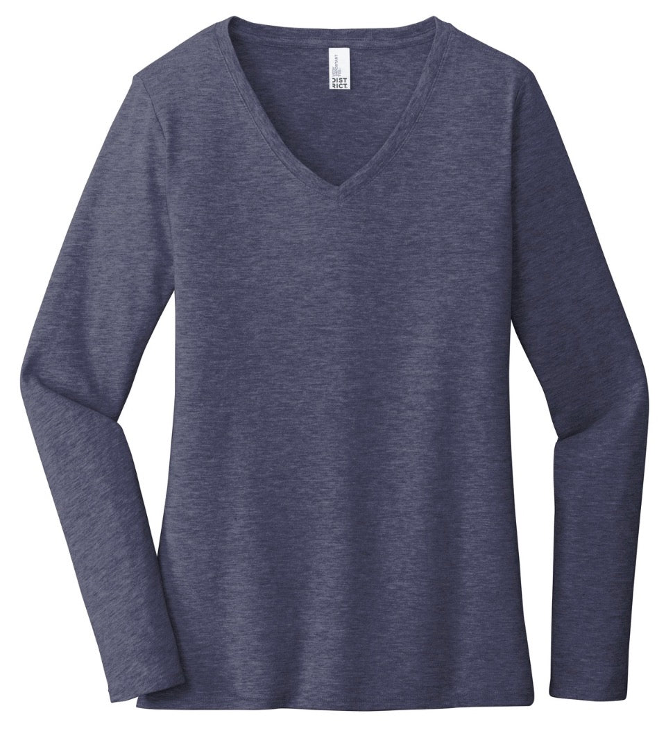 Comfort Color V-Neck Long Sleeve T-Shirt