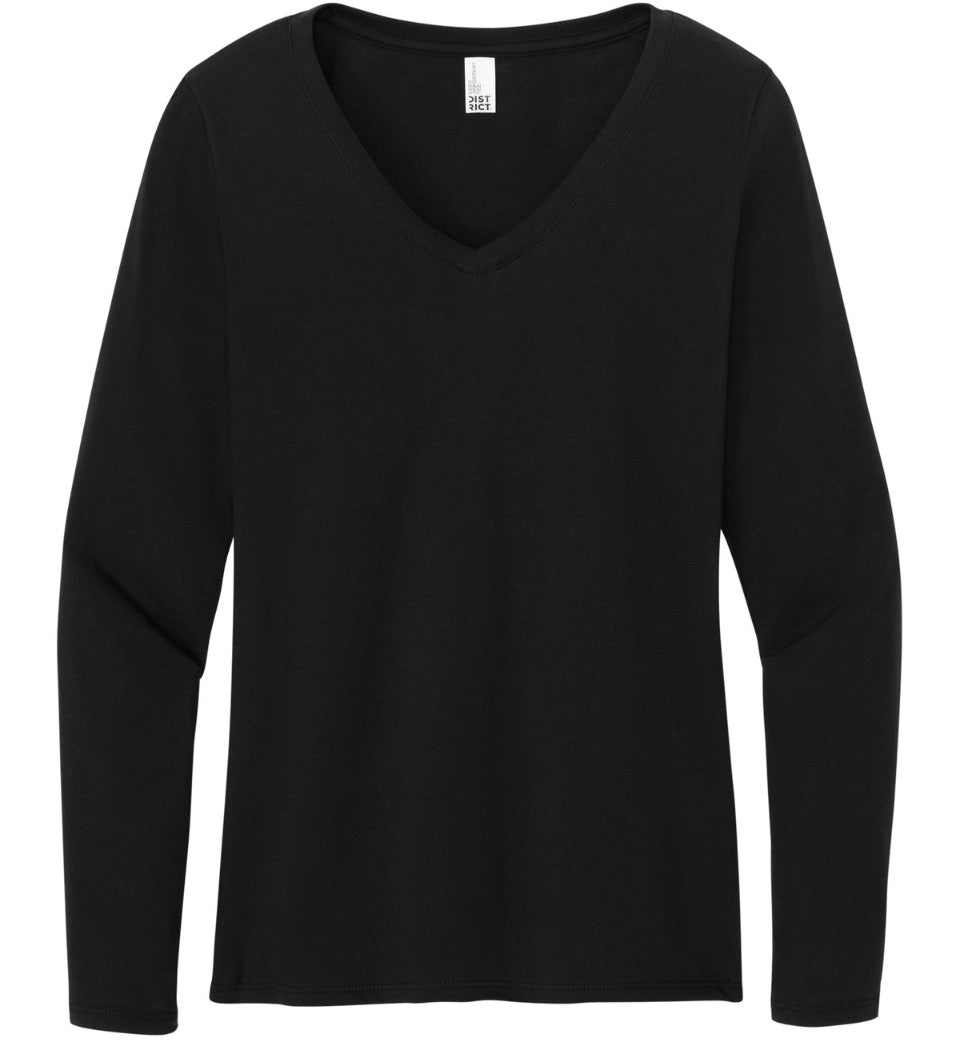 Comfort Color V-Neck Long Sleeve T-Shirt