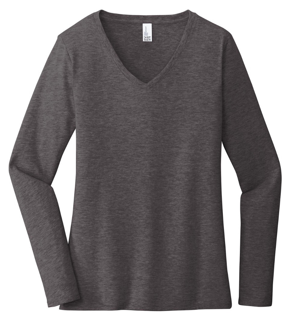 Comfort Color V-Neck Long Sleeve T-Shirt