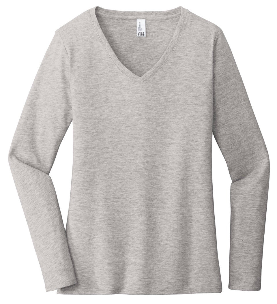 Comfort Color V-Neck Long Sleeve T-Shirt