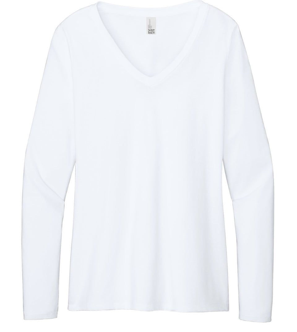 Comfort Color V-Neck Long Sleeve T-Shirt