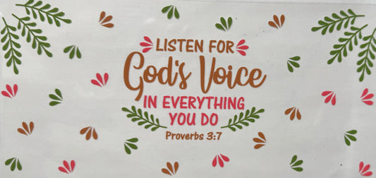 Listen for God